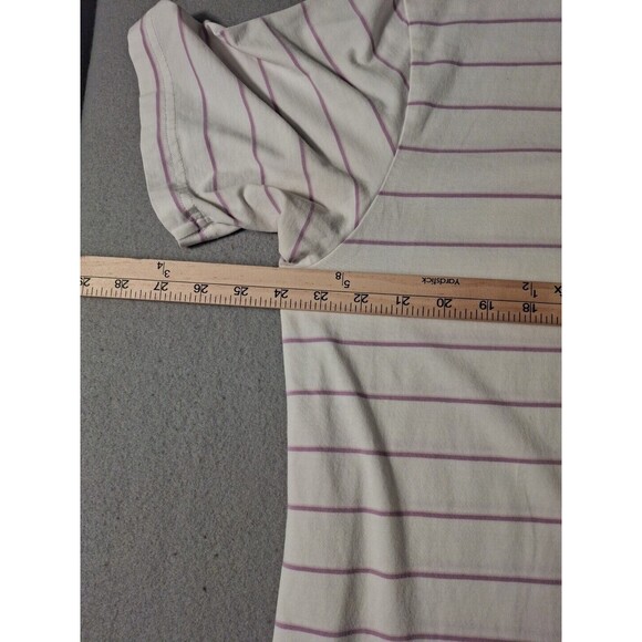 Peter Millar Seaside Wash Polo Shirt Men's L White Short Sleeve Lightweight - Picture 5 of 6